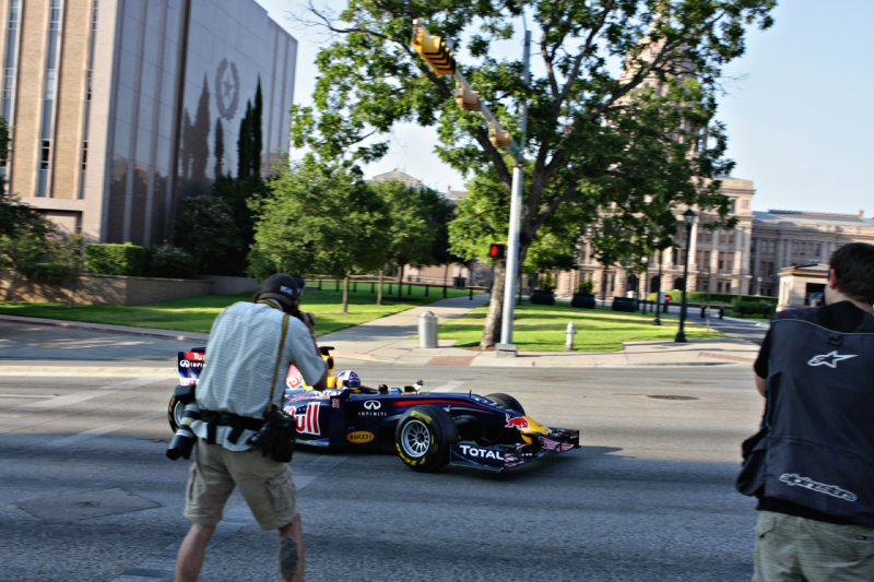 Illustration for article titled Red Bull Austin F1 David Coulthard Texas